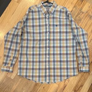Cinch Men's Multicolor Plaid Button-Down Shirt